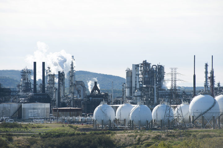 The Irving Oil refinery in Saint John is shown on Sept. 27, 2012.