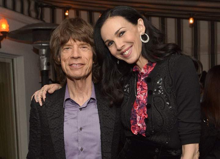 Mick Jagger and L'Wren Scott