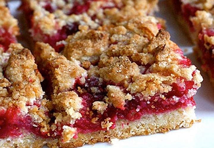 Recipe for lentil raspberry bars - image