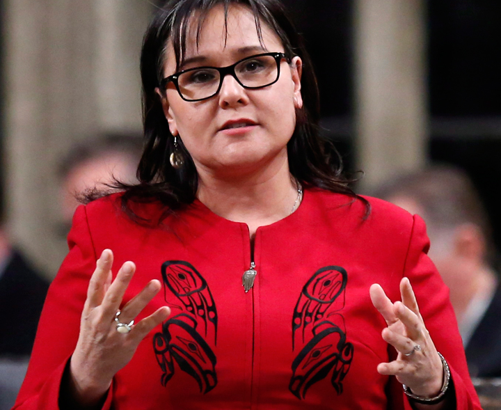 Minister of the Environment, Minister of the Canadian Northern Economic Development Agency and Minister for the Arctic Council Leona Aglukkaq responds to a question during question period in the House of Commons on Parliament Hill in Ottawa on Monday, February 24, 2014.