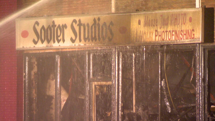 Fire Ravages Downtown Business Block In Moose Jaw, Saskatchewan ...