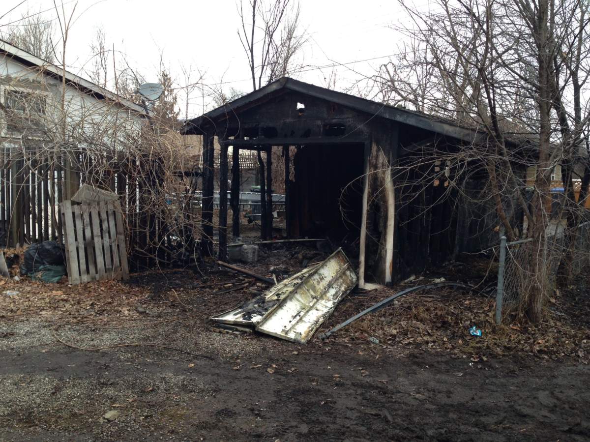 The homeowner's son reportedly set up the grow-op in the detached garage. He is said to live in West Kelowna. 