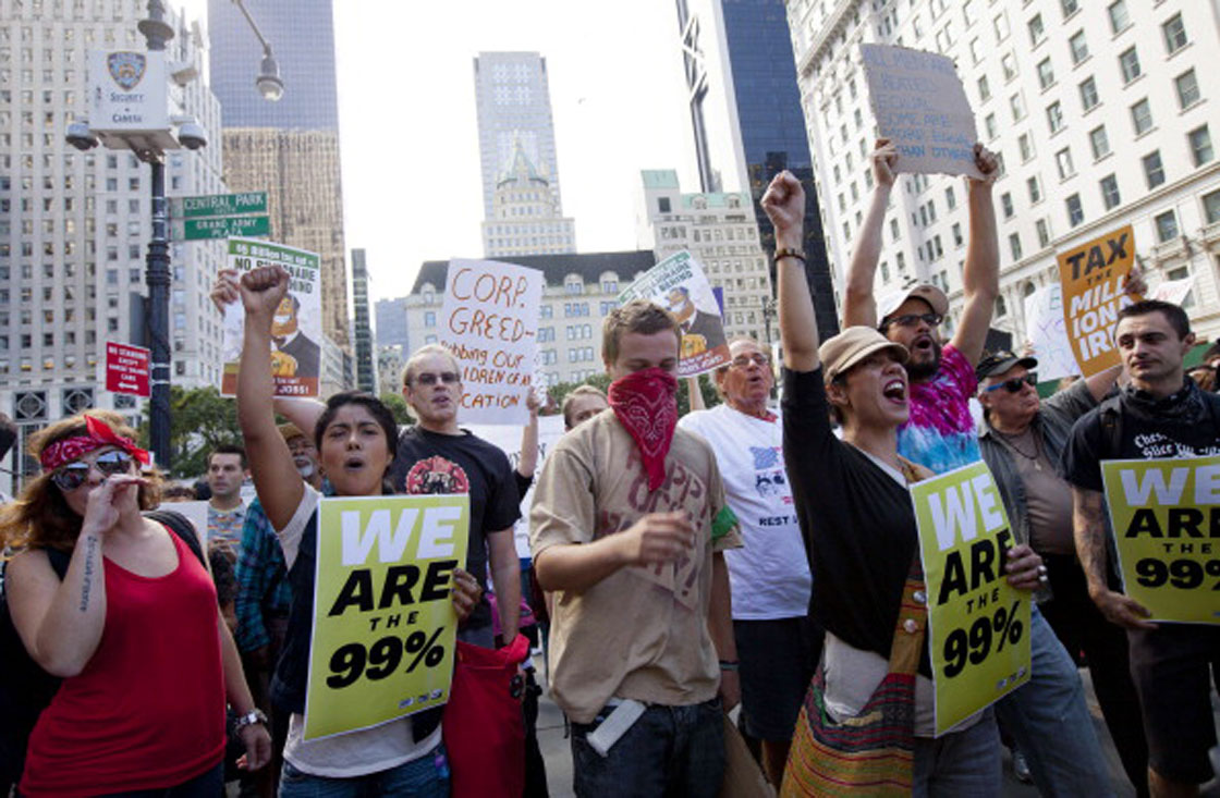 Bleaker economic prospects among younger workers was one factor feeding the Occupy movement in the United States.