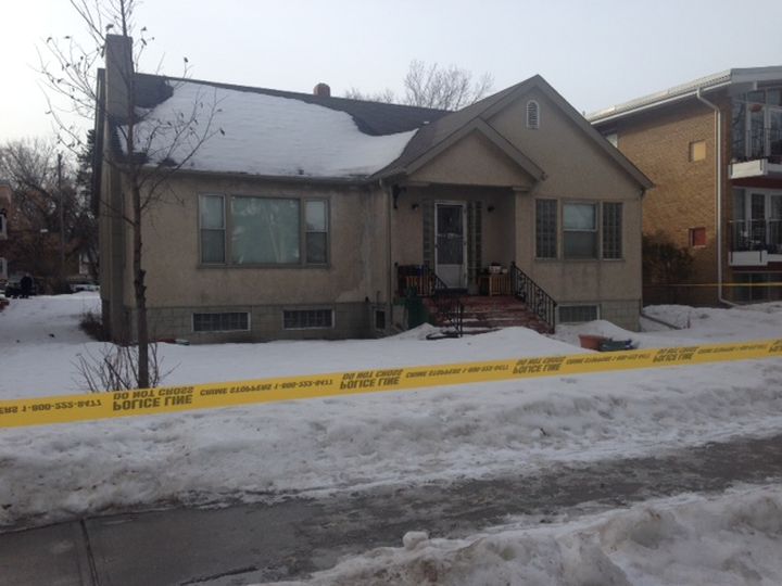 Police were called to a home in Oliver Saturday, March 8, 2014 after a body was found inside a home in the area of 102 Avenue and 120 Street.