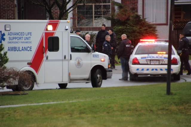 Police are investigating an incident in Langley that sent two people to hospital Sunday.