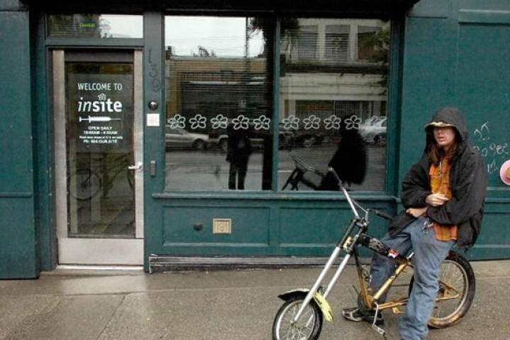 Insite is located in the Downtown Eastside.