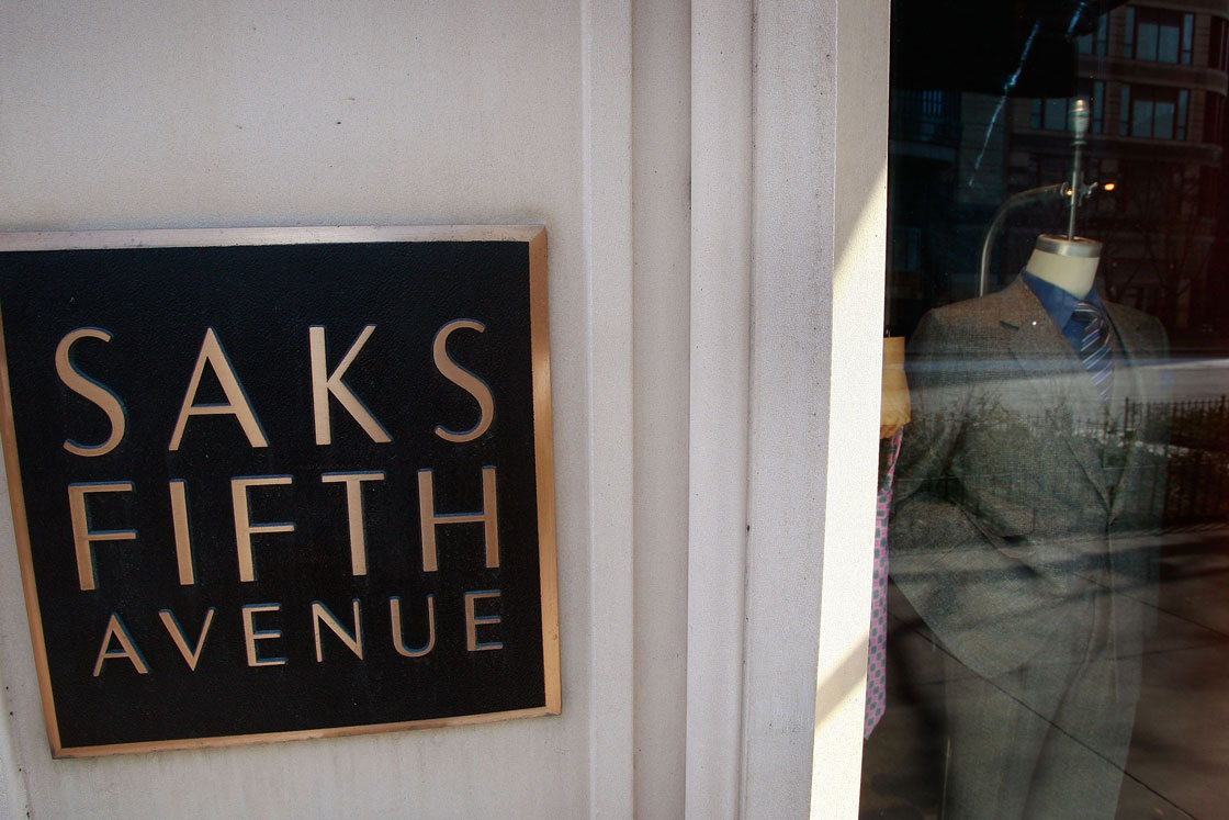 Luxury retailers like Saks are being lured to Canada by bigger income gains among high income earners in recent years.