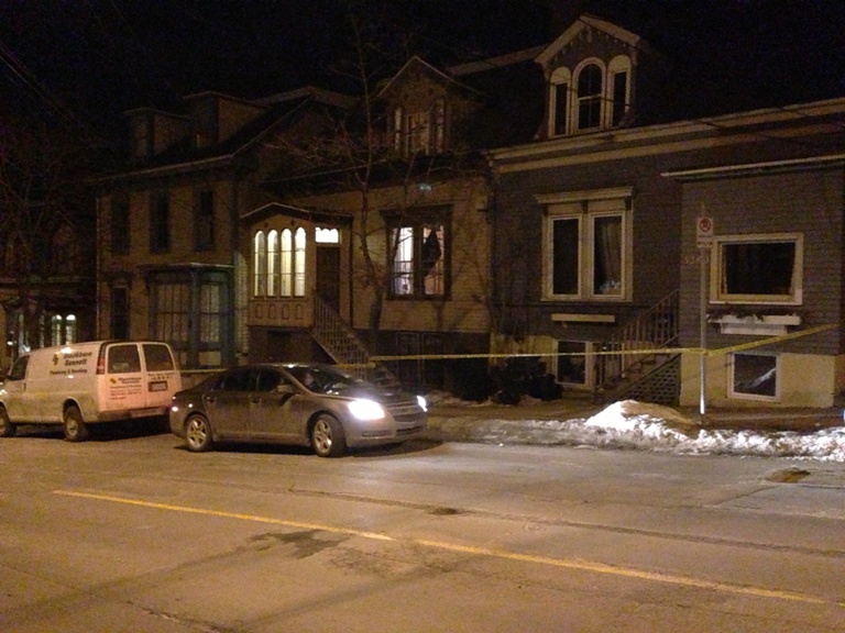Police were called to a house on South Street late Sunday night after a dead body was found.