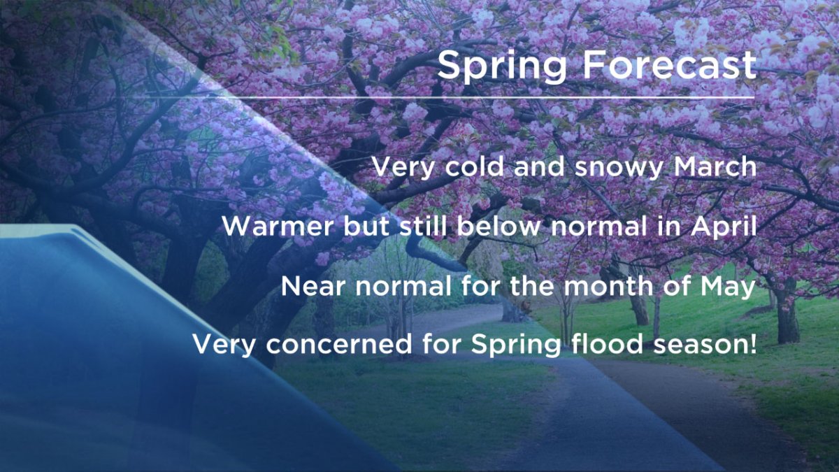 Spring forecast Colder than normal, but spring is on its way Toronto