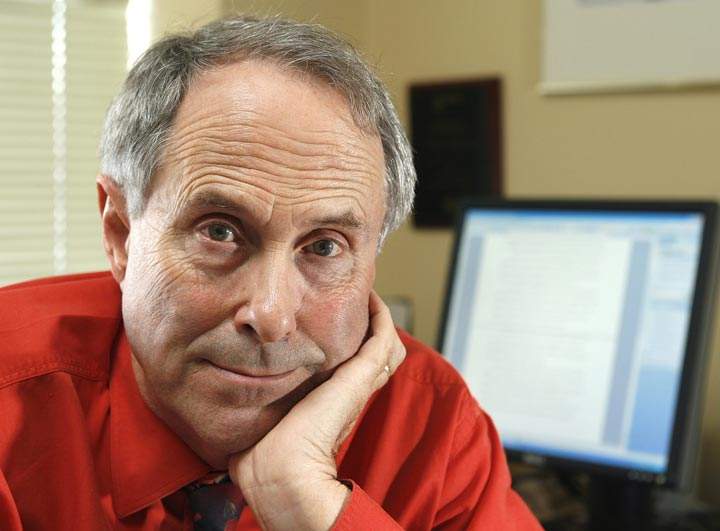 Tom Flanagan at his office in November 2007.    