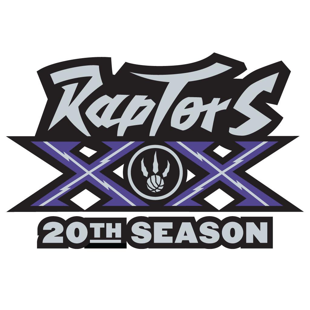The Toronto Raptors unveiled their 20th anniversary logo on Tuesday, March 04, 2014.