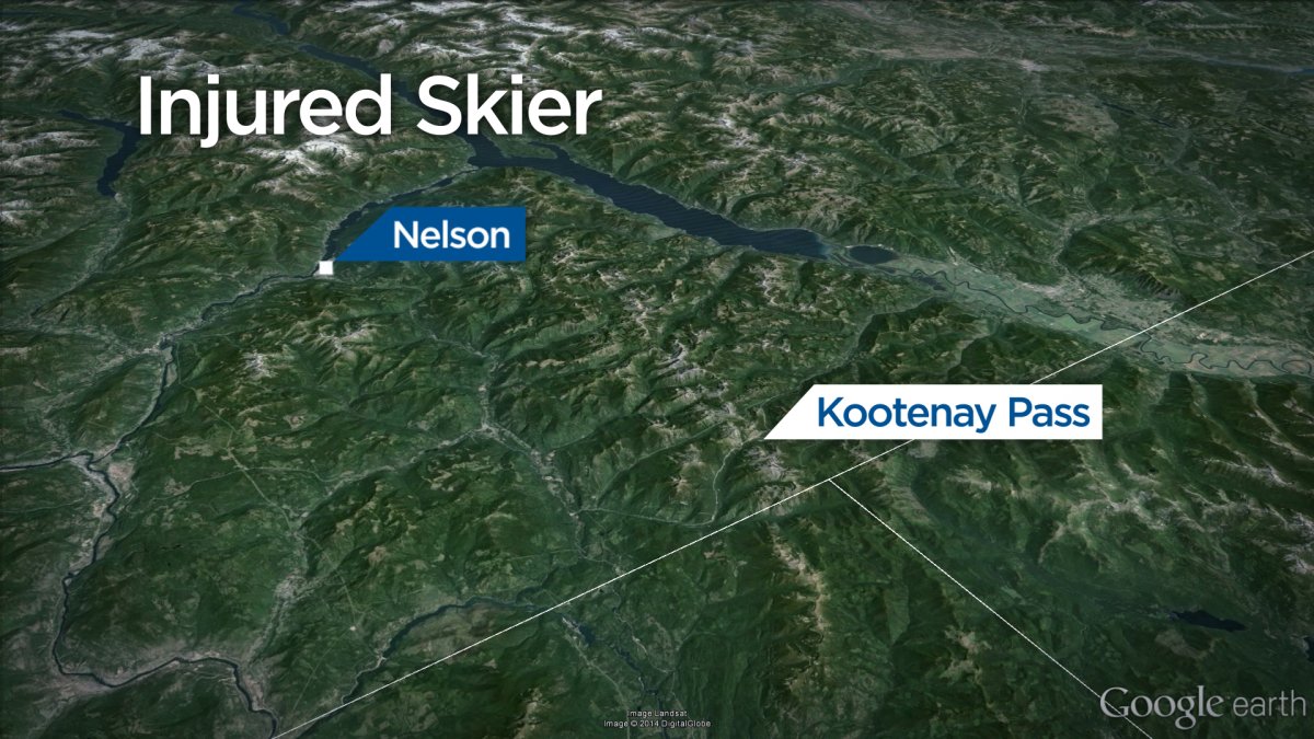 Injured skier rescued off Kootenay Pass - image