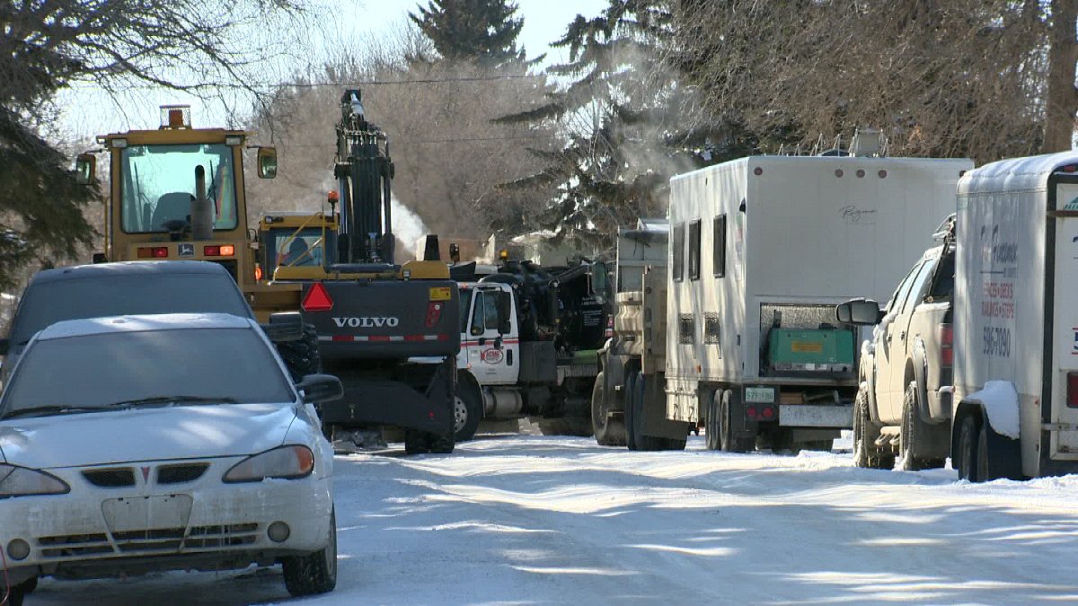 The City of Regina is still working to fix nearly 50 water main breaks, including some that have been gushing water constantly for weeks.