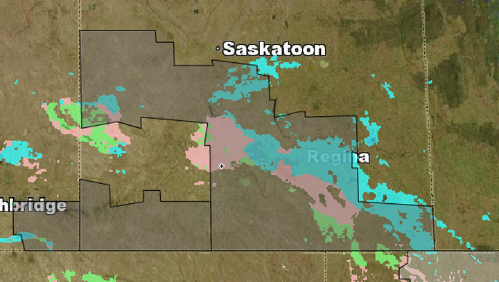 Environment Canada has issued a freezing rain warning for parts of Saskatchewan, snowfall warning for Cypress Hills area.