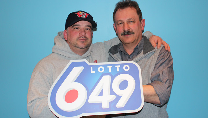 Long-time friends Donald Tkachuk and Roby Sharpe have shared the $1 million guaranteed prize in Feb. 26 Lotto 649 draw.
