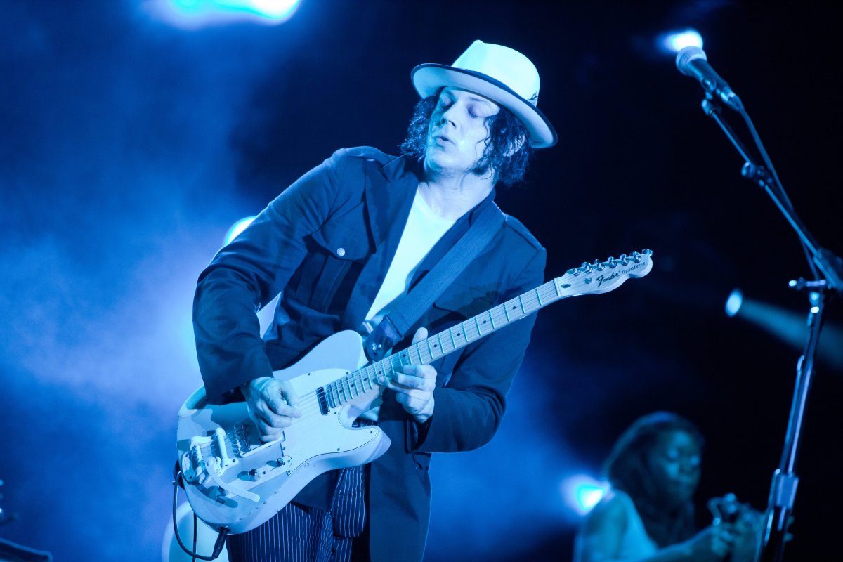 Jack White performs at the 2012 Austin City Limits Music Festival in Austin, Texas. October 13, 2012. 