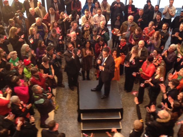 Lewis Cardinal at an event March 26, 2014 in Edmonton.