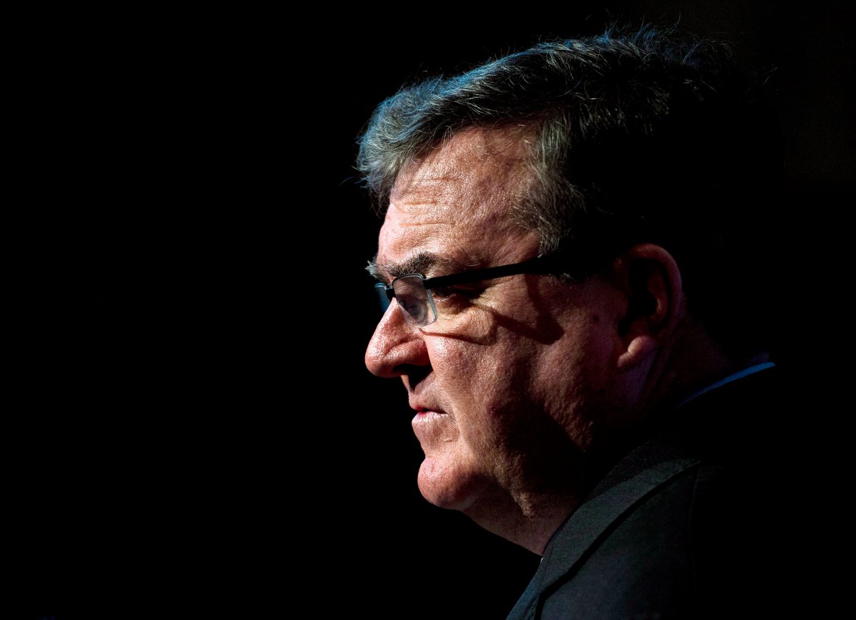Former finance minister Jim Flaherty has died suddenly at age 64. Jim Flaherty speaks to the media prior to holding a pre-budget consultation in Toronto on Nov. 7, 2013. THE CANADIAN PRESS/Nathan Denette.