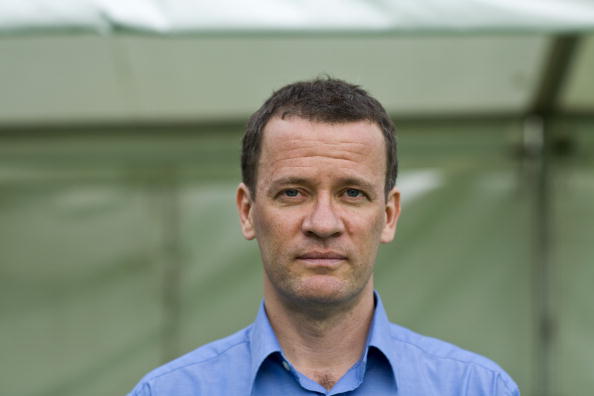Author Yann Martel poses for a portrait at The Hay Festival on June 5, 2010 in Hay-on-Wye, Wales. (Photo by David Levenson/Getty Images).