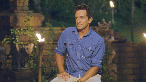 Jeff Probst at Tribal Council during the fifth episode of SURVIVOR: CAGAYAN, Wednesday, March 26 on the CBS Television Network. Photo is a screen grab.