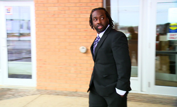 Former Saskatoon Hilltops football player Adrian Charles found guilty Monday on weapons, drug charges.