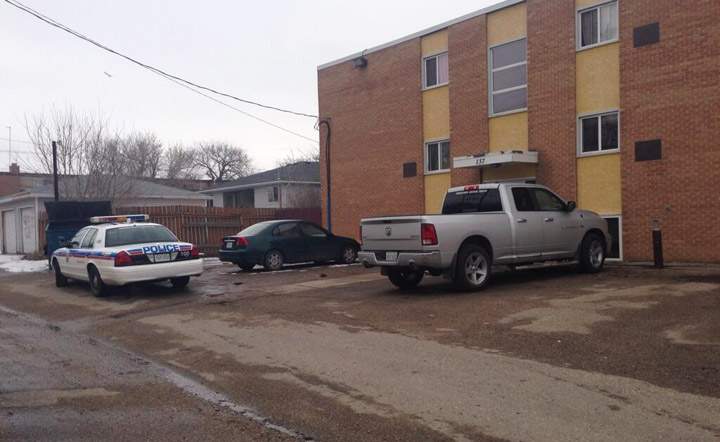 Police investigate firearms complaint in Saskatoon’s Pleasant Hill neighbourhood on Sunday.
