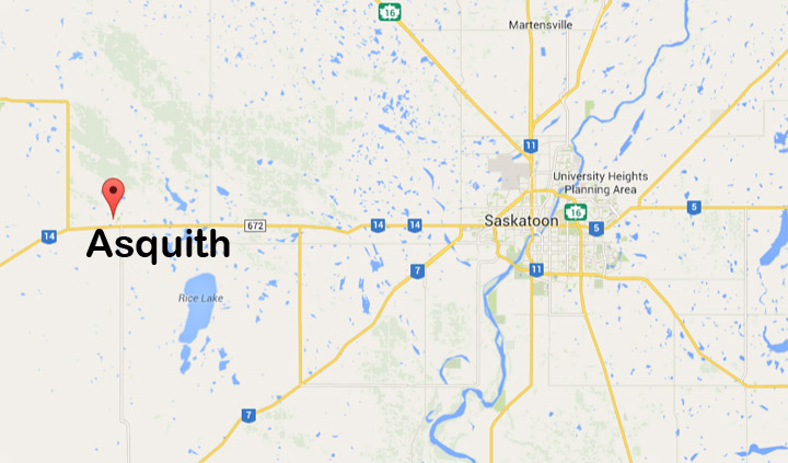 Police charge three men in relation to a firearms investigation in Asquith, Saskatchewan.