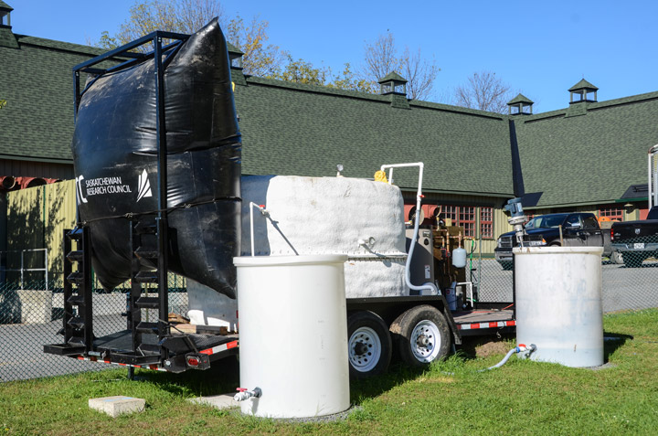 Saskatchewan Research Council (SRC) builds small-scale biodigester for museum in Ottawa.