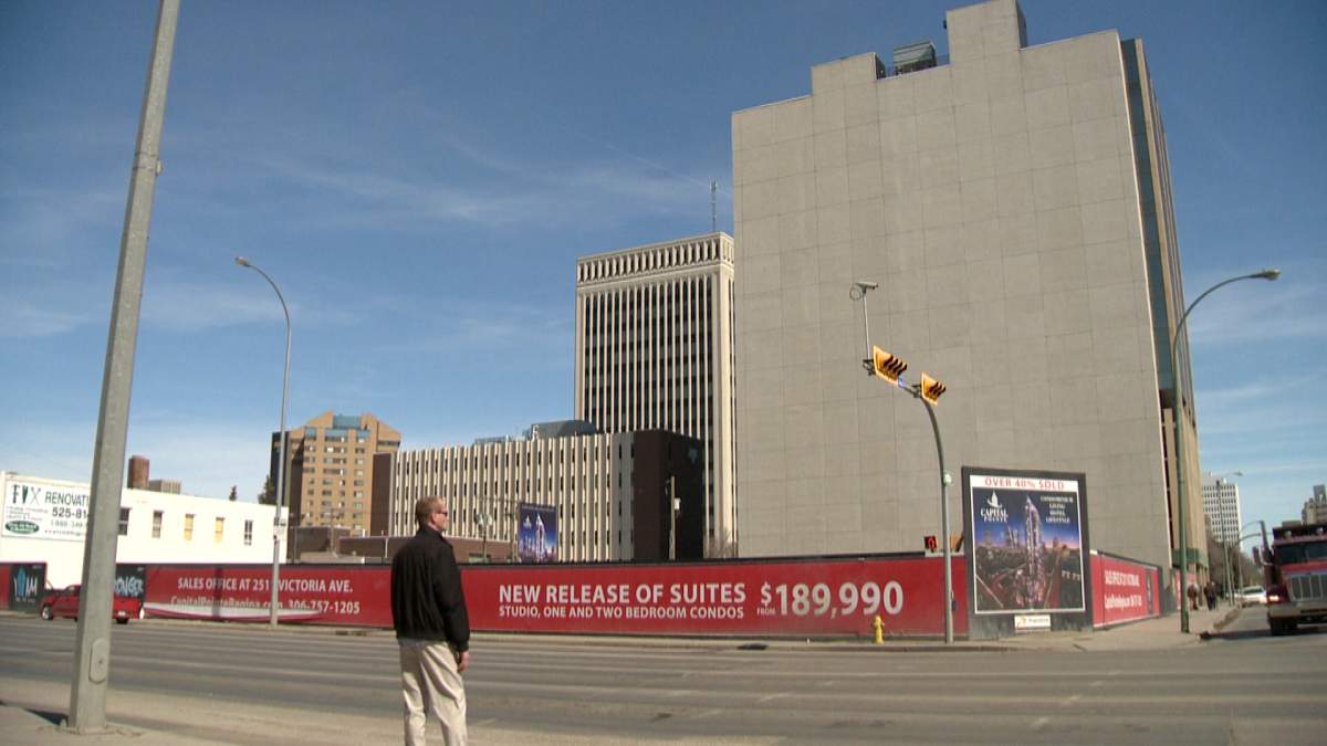 Project Managers say they're waiting on a permit to start construction on Capital Pointe.