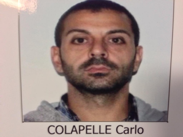 Quebec police searching for suspect Carlo Colapelle from Anjou who was allegedly involved in an illegal tobacco ring.