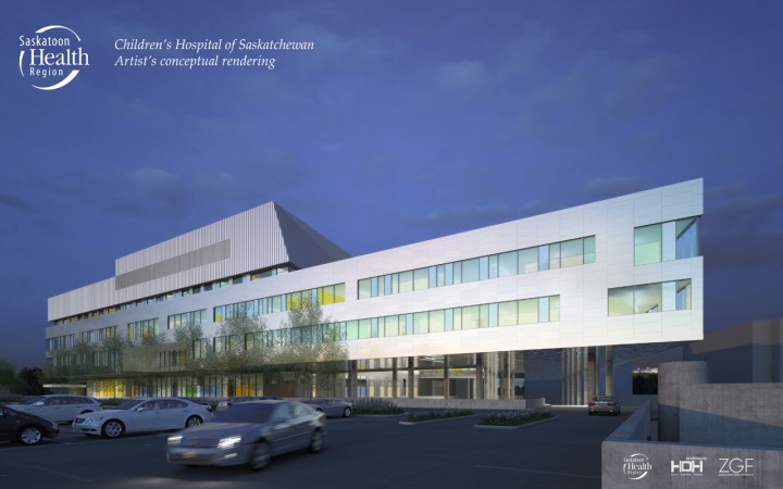 An official ground breaking ceremony Thursday in Saskatoon will mark the start of construction on the new Children's Hospital of Saskatchewan.
