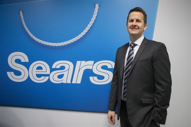Sears Canada chief executive Doug Campbell attends the company's AGM in Toronto on Thursday.