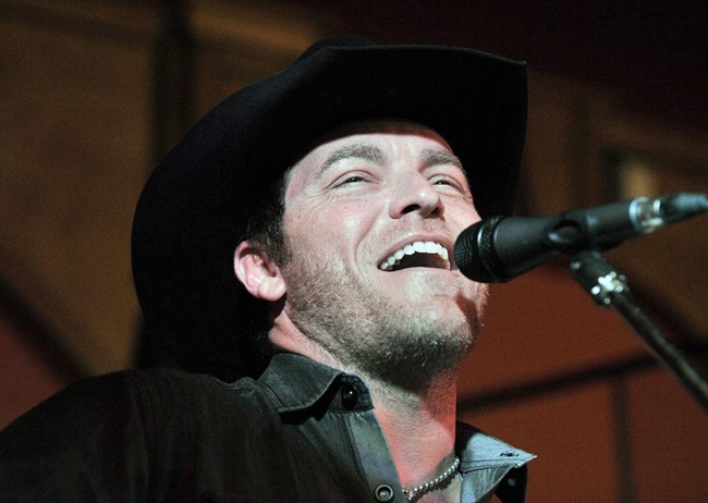 Nova Scotia country music singer George Canyon, performs during the East Coast Music Awards week in Charlottetown, P.E.I. on April 16, 2011. 
