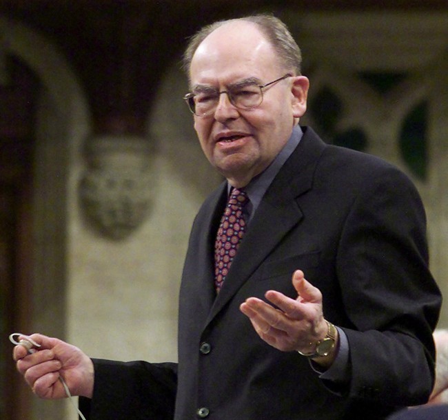 Herb Gray in the House of Common, March 23, 2001. 