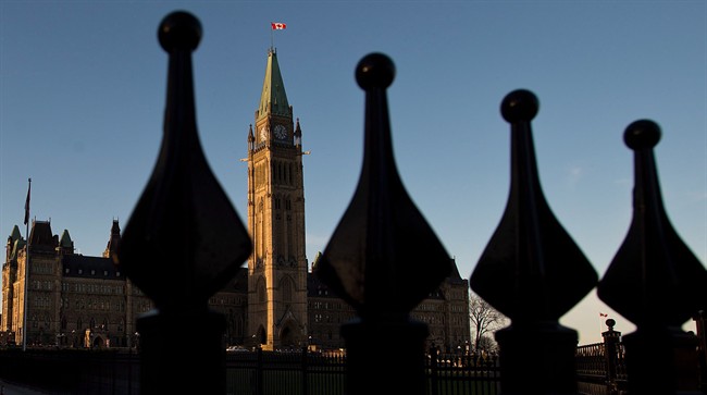 Parliament Hill in Ottawa is pictured on October 29, 2013. 