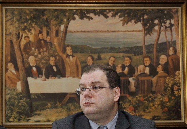 Mario Beaulieu, President of the Societe Saint-Jean-Bapiste, is pictured in Beauharnois, Que. on Feb. 2, 2009.