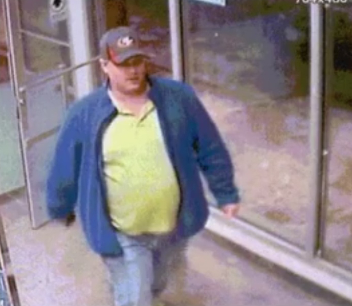 Police ask anyone who recognizes this man to contact them as he's a suspect in thefts from the MTS Iceplex.