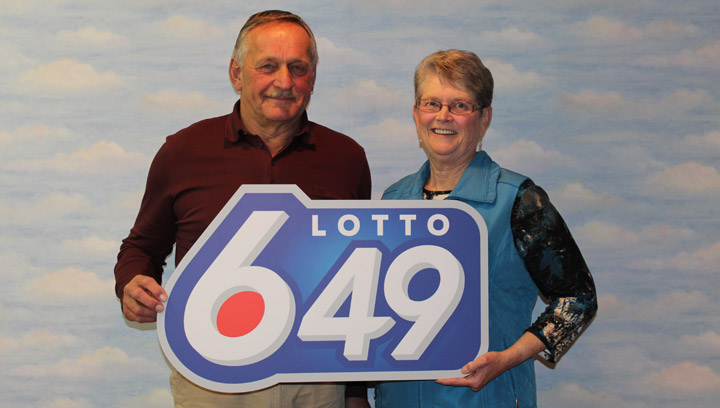 A Lotto 649 free play was worth one million dollars for Melvin and Marlene Dieno from Young, Sask.