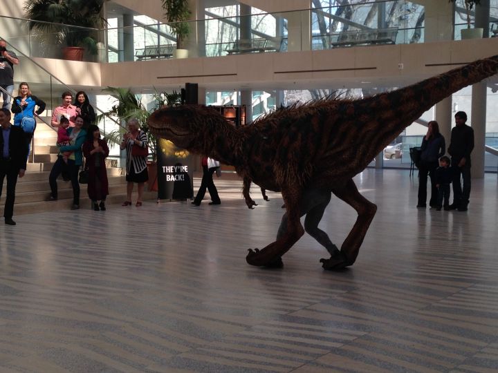 Walking with Dinosaurs will take over Rexall Place September 24-28, 2014.