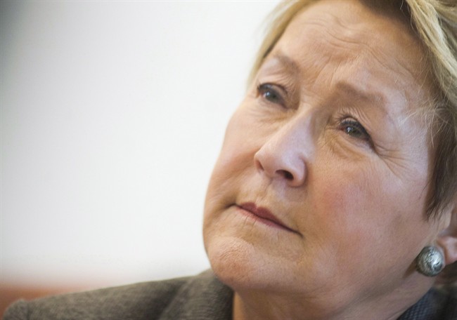 Parti Quebecois leader Pauline Marois.