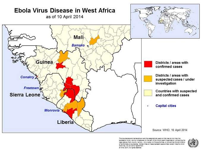 Canada is contributing nearly $1.3 million to help deal with the Ebola outbreak in West Africa