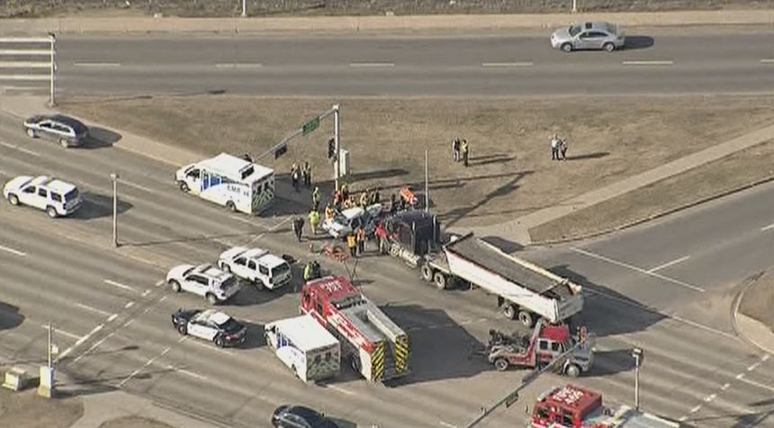 View of the fatal crash from our Global 1 helicopter.