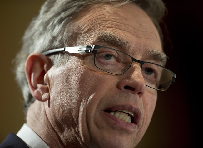 Federal Finance Minister Joe Oliver speaks at a luncheon meeting of the Canadian Club of Toronto on Monday.