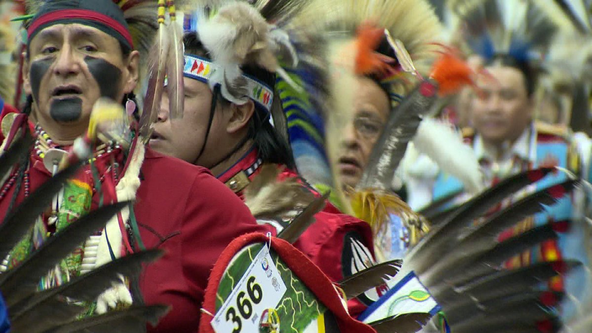 About 800 dancers and singers performed at the weekend-long powwow.