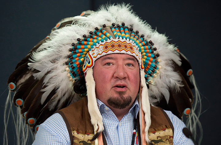 Grand Chief Derek Nepinak of the Assembly of Manitoba Chiefs seen here in 2014.