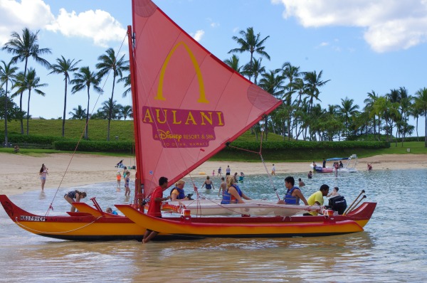 Aulani Hawaiian Canoe