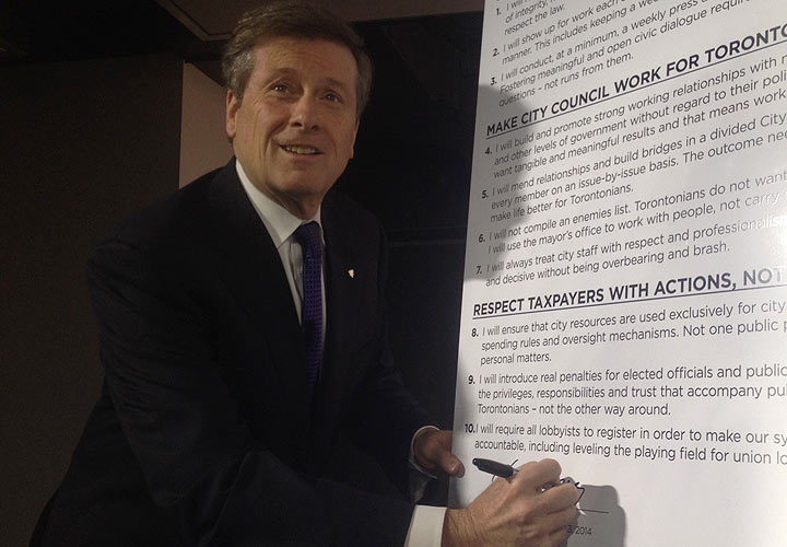 John Tory maintains lead in new Toronto mayoral poll - Toronto