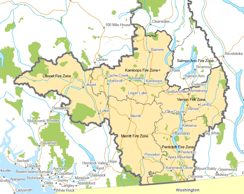 Fire restrictions will begin May 15th within the Kamloops Fire Zone, including the Okanagan Valley. 