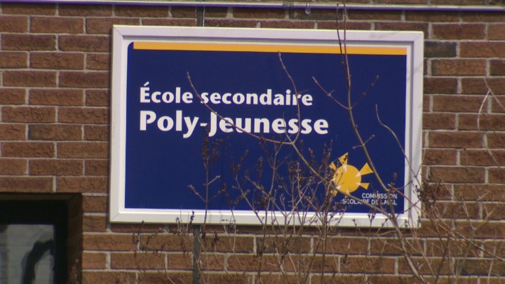 A bomb threat was called in to Poly-Jeunesse High School in Laval last month, though the two cases do not appear to be related.
