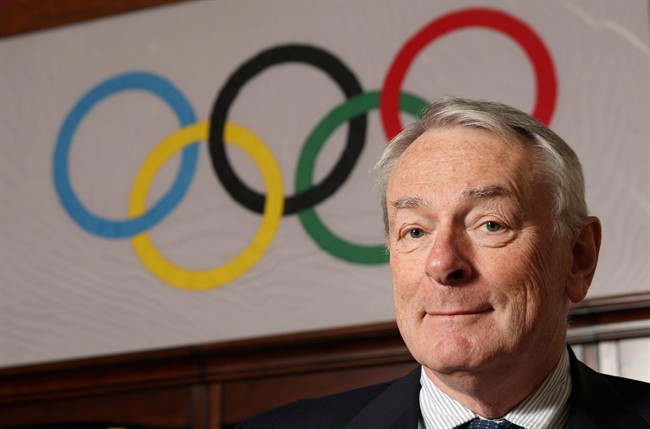 This is a Nov. 1, 2010 file photo of International Olympic Committee member, Dick Pound as he poses in London, Ontario.
